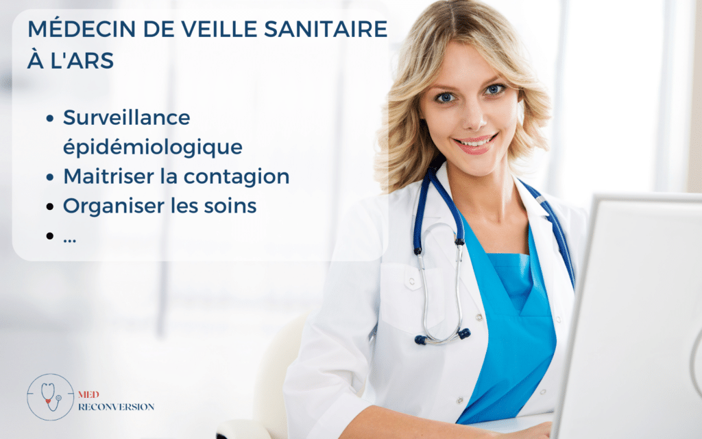 médecin de veille sanitaire avec un stéthoscope