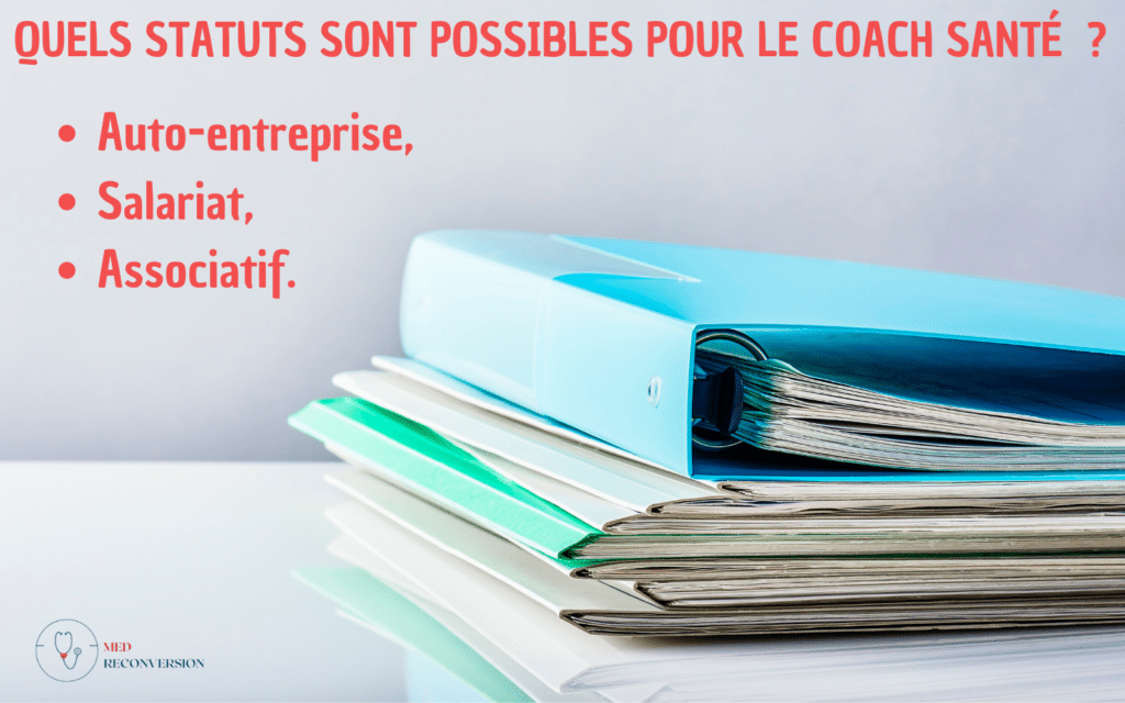 image montrant des papiers pour illustrer les documents à remplir pour choisir son statut d'exercice de coach santé