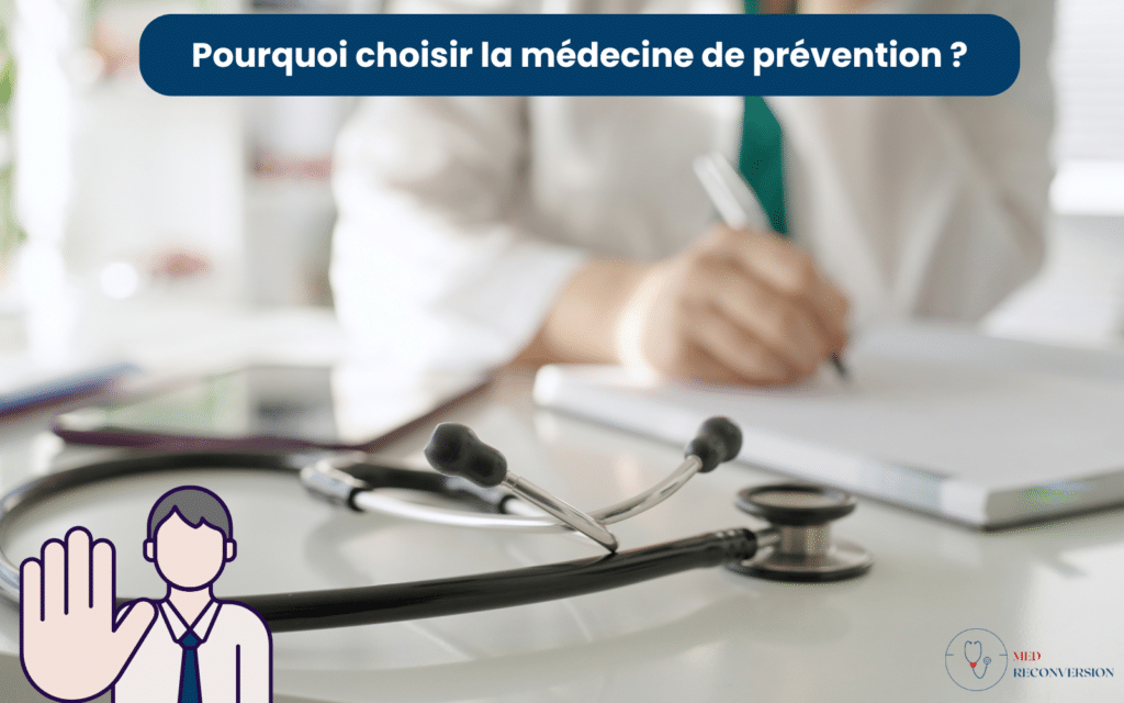 médecin en prévention en train de travailler