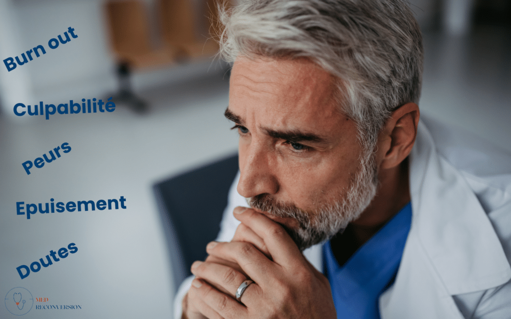 photo d'un médecin qui culpabilise pendant un burn out