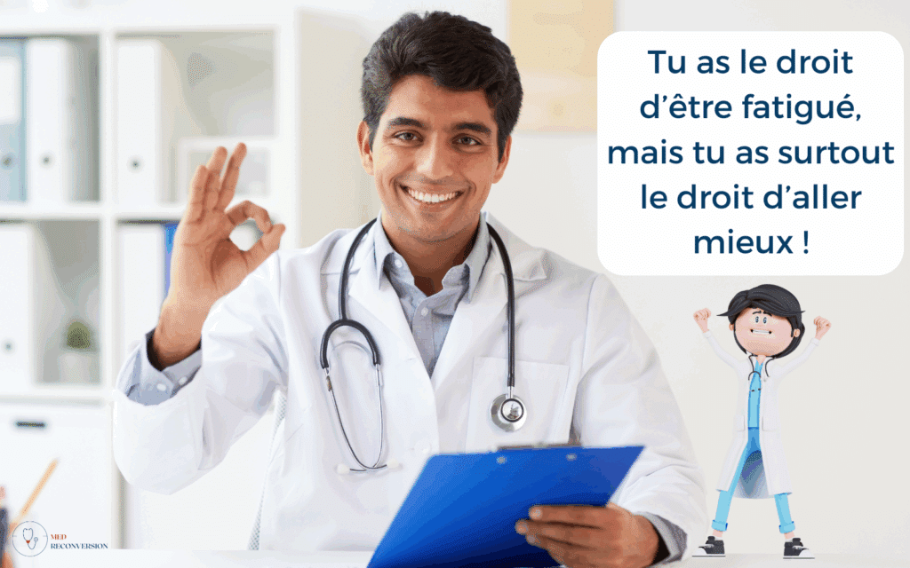 image d'un jeune médecin qui était épuisé et qui a retrouvé un équilibre professionnel