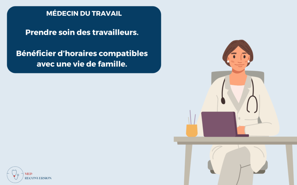dessin d'une femme médecin du travail