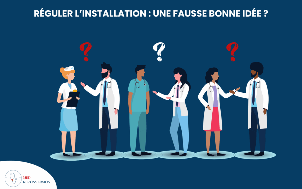 médecins qui discutent pour réfléchir à la loi sur les déserts médicaux