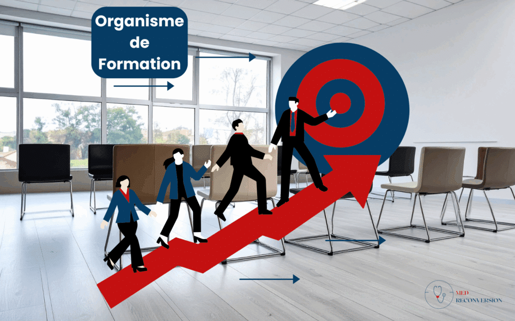 Image qui représente des médecin atteignant leur but d'ouverture d'un organisme de formation médicale