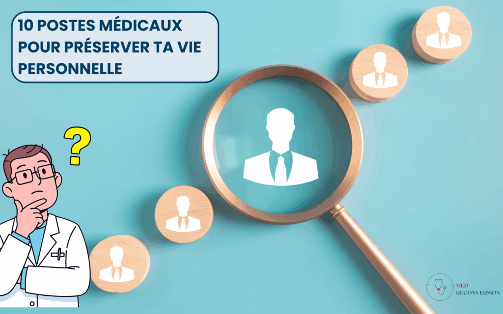image montrant un médecin à la recherche du poste idéal