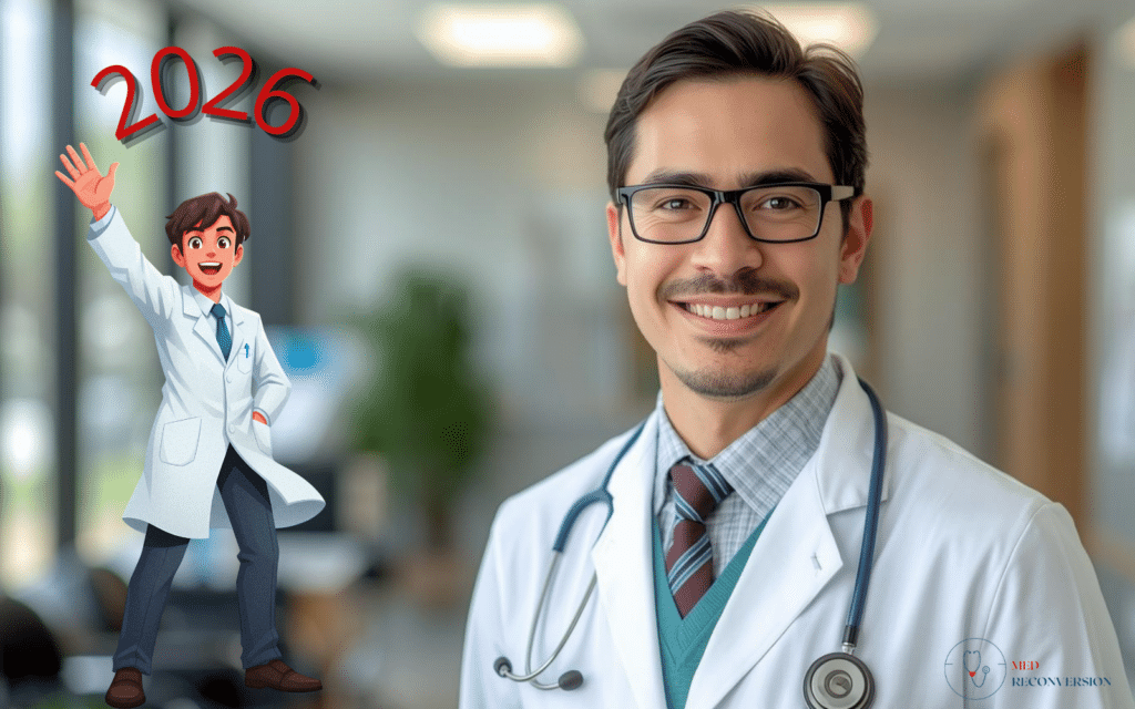 médecin heureux car son projet retrouve un nouveau souffle