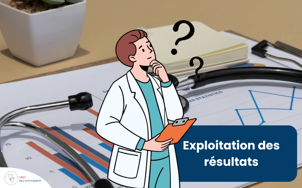 médecin exploitant les résultats de son enquête métier