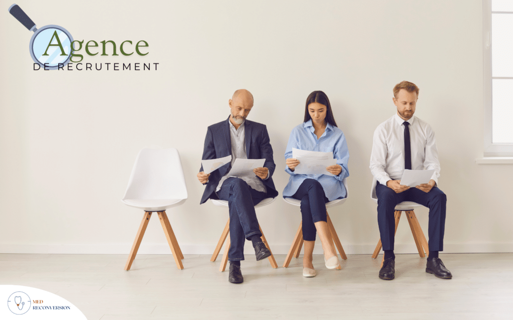 photo dans une agence de recrutement spécialisée dans le médical
