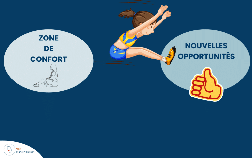 médecin qui sort de sa zone de confort pour changer de spécialité