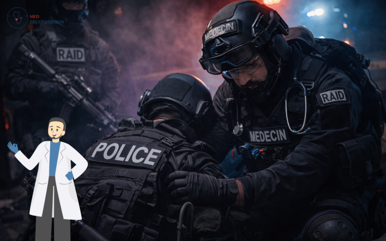 médecin du raid en intervention