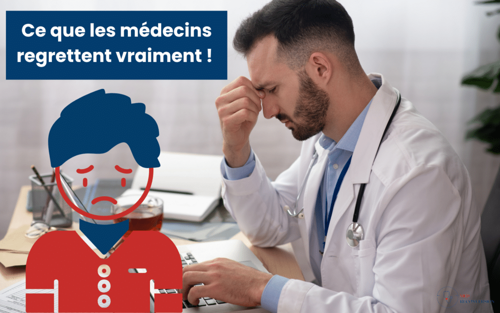 médecin avec des regrets sur sa carrière professionnelle