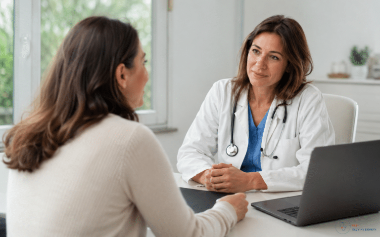 Médecin généraliste utilisant l’intelligence artificielle