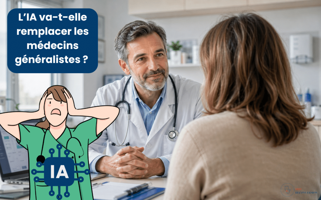 médecin généraliste qui se demande si l'IA va le remplacer