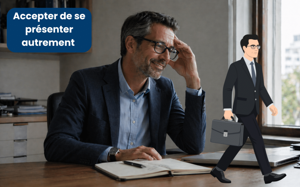 médecin reconverti ayant fait le deuil de la blouse et du titre
