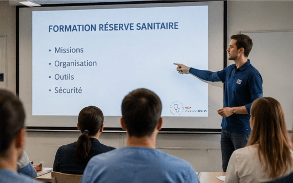 réservistes en formation