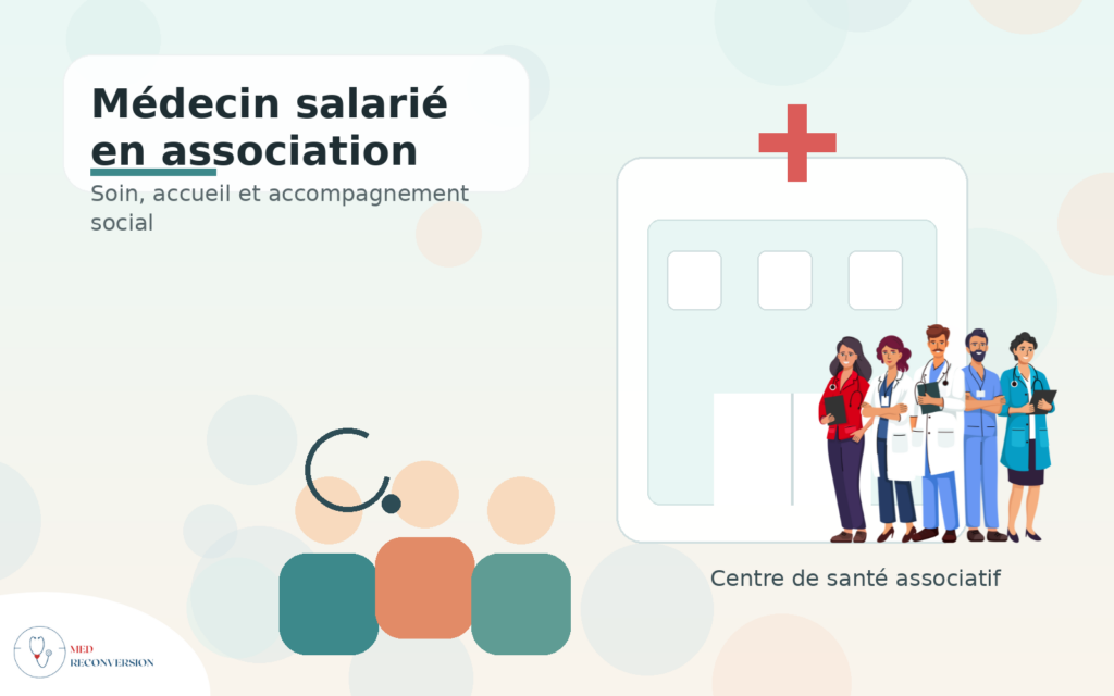médecin salarié dans une association