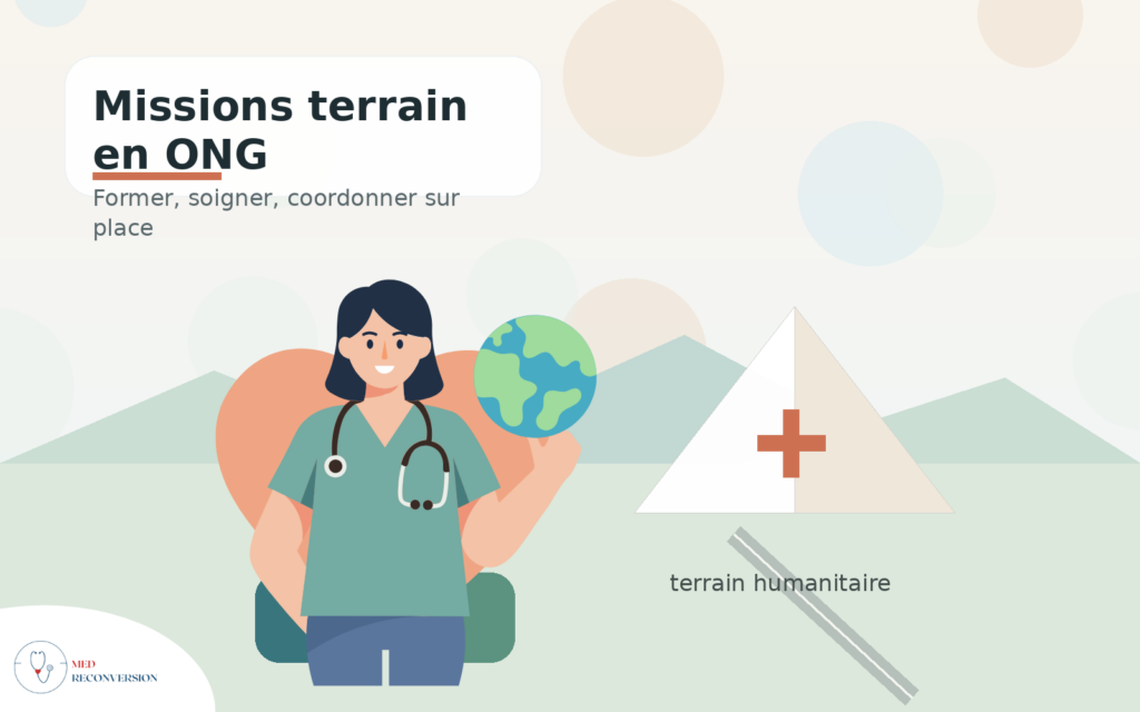 médecin en mission de terrain d'une ong